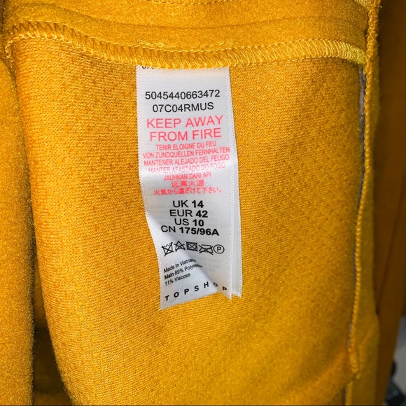 LAST Sz 12 NWT TopShop | Carly Long Coat - Picture 10 of 11